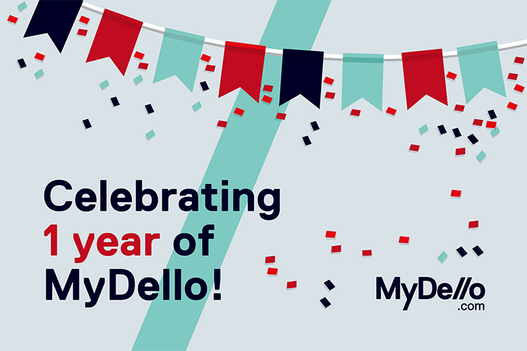 1 year celebration MyDello
