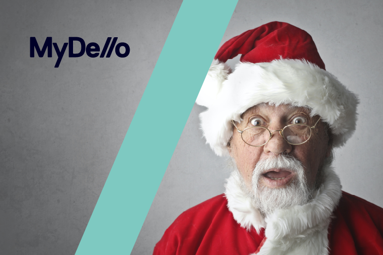 MyDello logo and Santa Claus :)